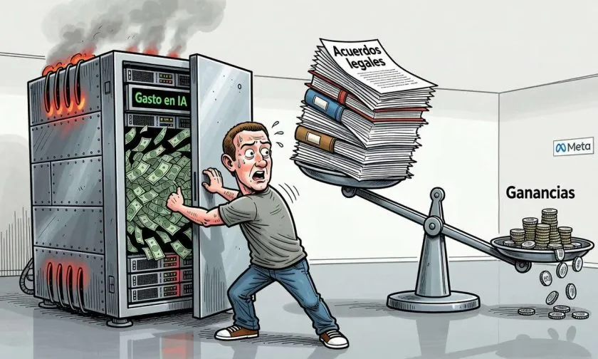 Meta registra ingresos de USD $64.600 millones mientras su flujo cae a terreno negativo