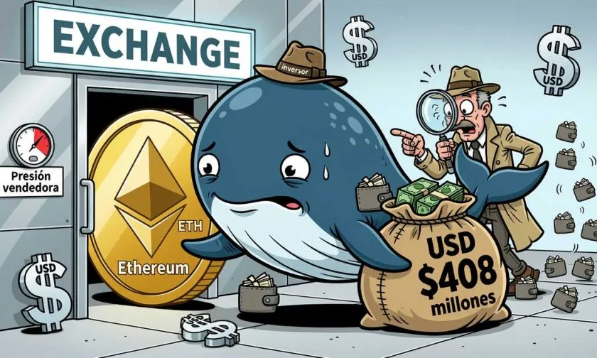 Movimiento de $174 millones en Ethereum reaviva temores de venta masiva