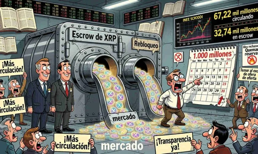 Ripple enfrenta presión para acelerar desbloqueos de XRP y reducir dudas sobre la oferta