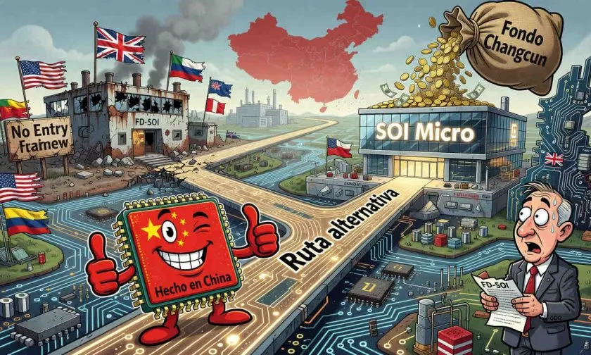 YMTC apoya a SOI Micro en el desarrollo de chips FD-SOI para China