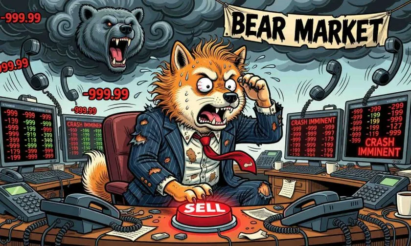 SHIB en caída libre: la memecoin pierde otro 5% y agrava su tendencia bajista de largo plazo
