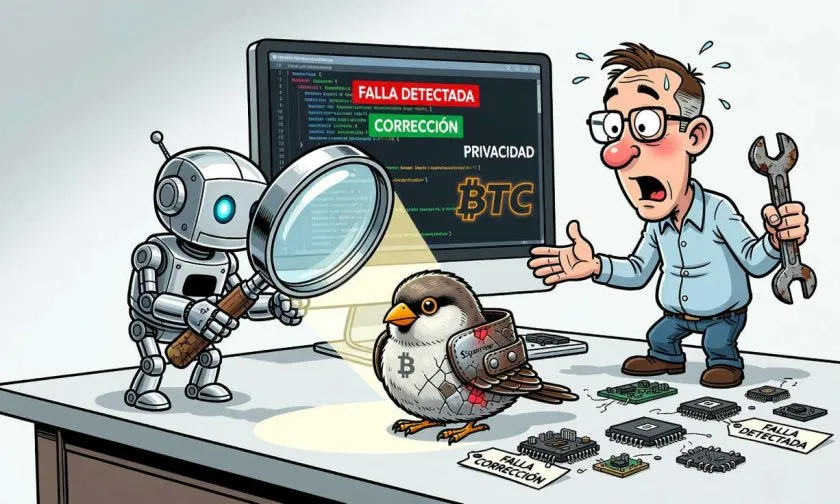 Sparrow Wallet lanza actualización tras alertas de inteligencia artificial sobre su software