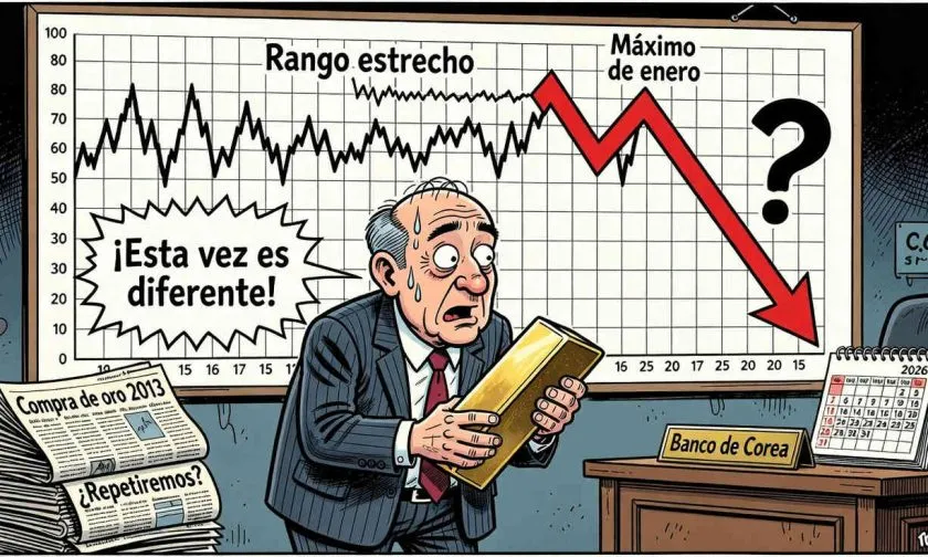 Banco de Corea reanuda compras de oro tras 13 años: posible repunte en camino