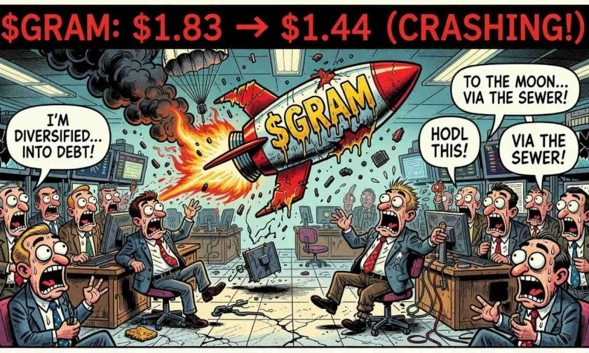 $GRAM se hunde un 21% desde su máximo histórico tras perder fuelle en solo 17 días