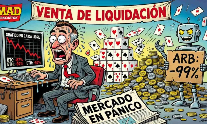 Arbitrum cae a mínimos históricos: precio se hunde 99% desde su máximo