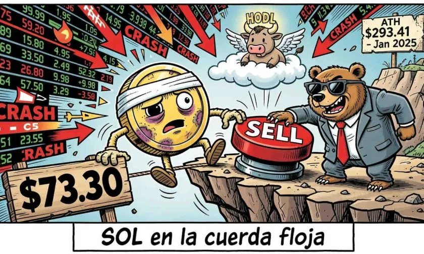 Solana ($SOL) lucha por no derrumbarse tras caer -2.53% este 24 de julio de 2026