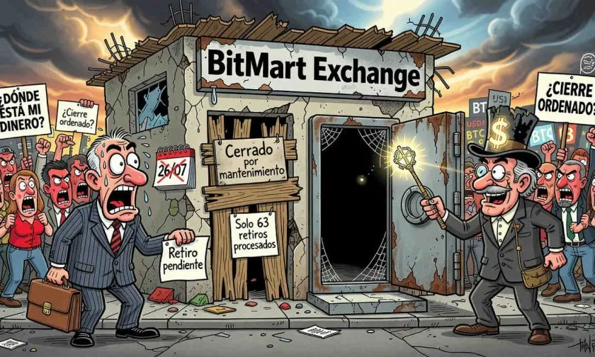 BitMart desmiente estafa de salida pese a millones en retiros congelados