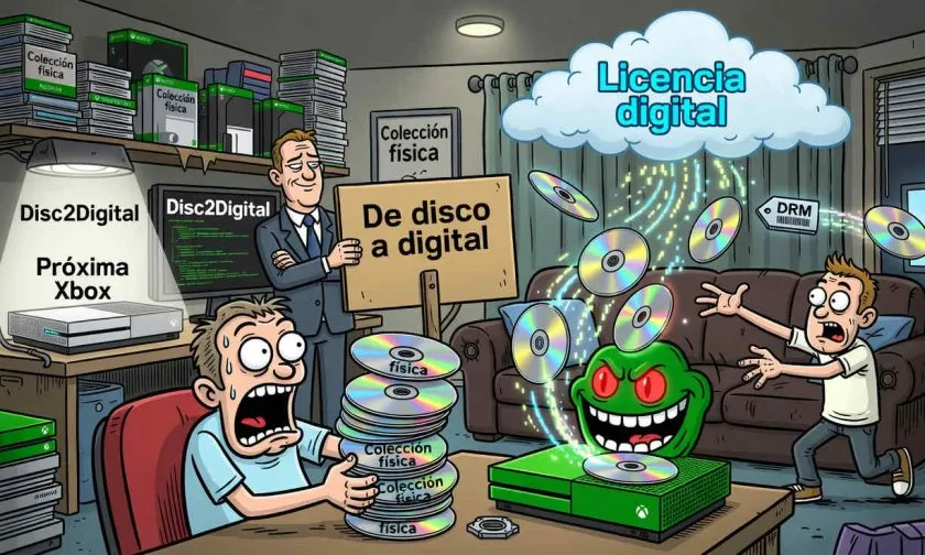 Microsoft prueba nuevo producto para convertir juegos físicos de Xbox en licencias digitales