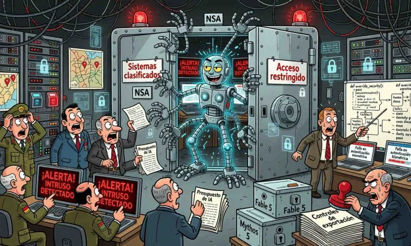 Anthropic bajo presión tras informe sobre Mythos y sistemas clasificados de la NSA