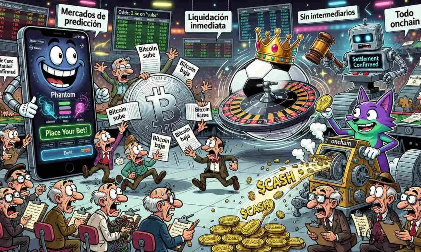World lanza mercados de predicción 100% onchain en Solana desde Phantom