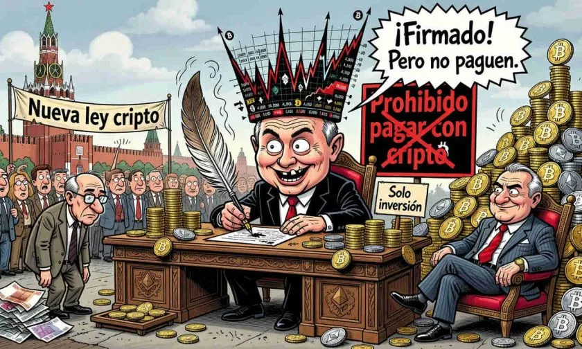 Putin firma ley que regula el comercio de criptomonedas en Rusia