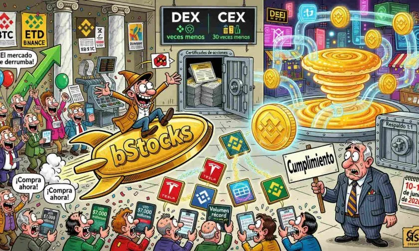 BStocks de Binance supera los USD $7.000 millones en volumen sobre BNB Chain