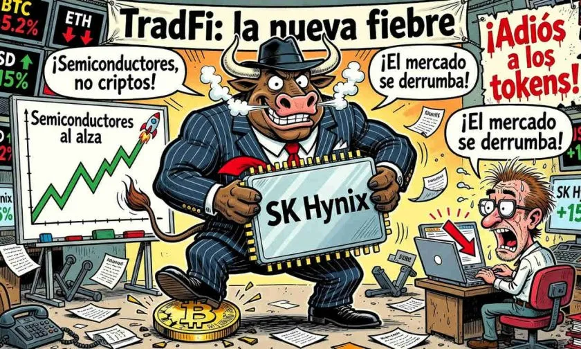 El trading de activos tradicionales en cripto impulsa acciones de semiconductores