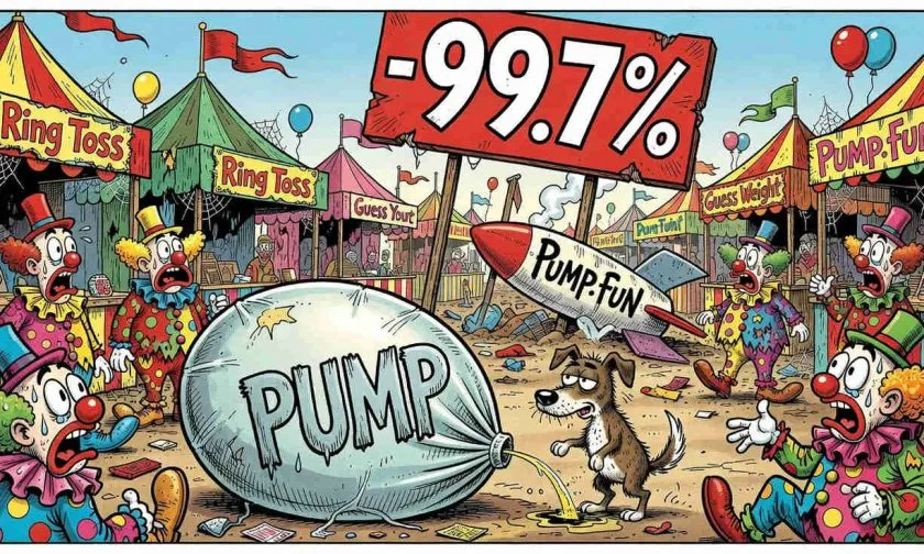 El token $PUMP se desangra: -99,7% desde su ATH en un mercado que le da la espalda