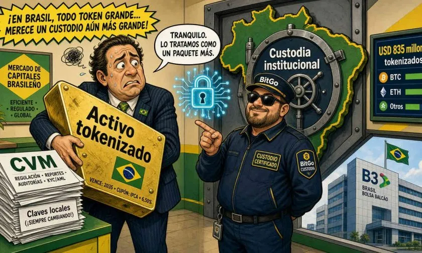 BitGo establece filial en Brasil en medio del auge de la tokenización de activos