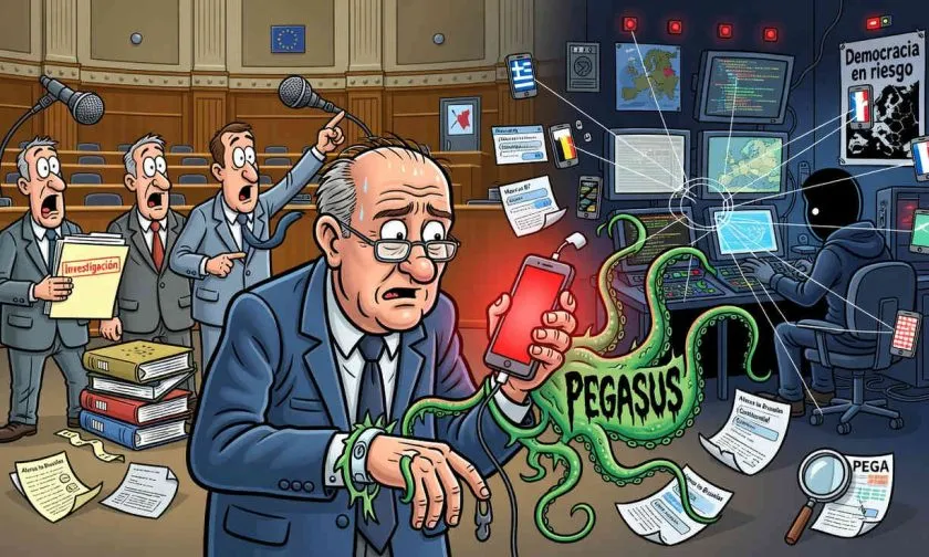 Político griego que investigó Pegasus fue hackeado con el mismo spyware