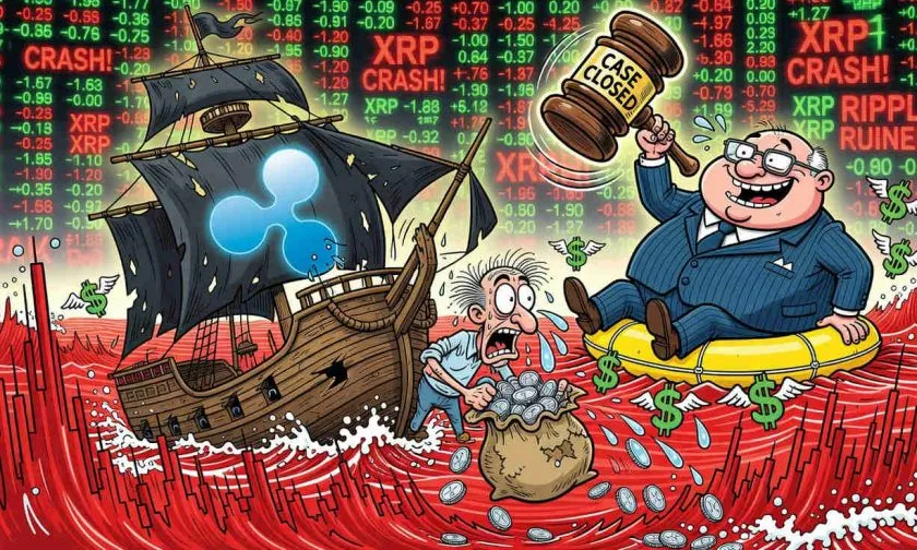XRP se hunde un 62% en un año y toca niveles críticos