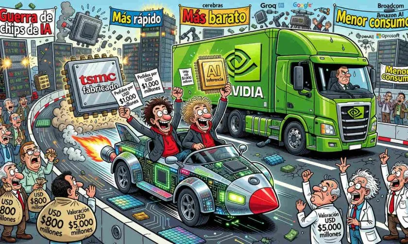 Etched alcanza valoración de USD $5.000 millones con USD $1.000 millones en ventas de chips de IA