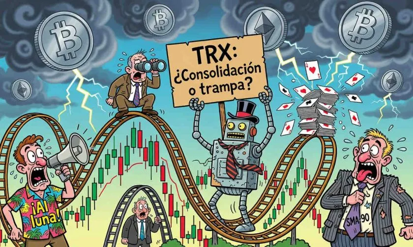 TRX muestra estabilidad con caída leve mientras el volumen aumenta 25%
