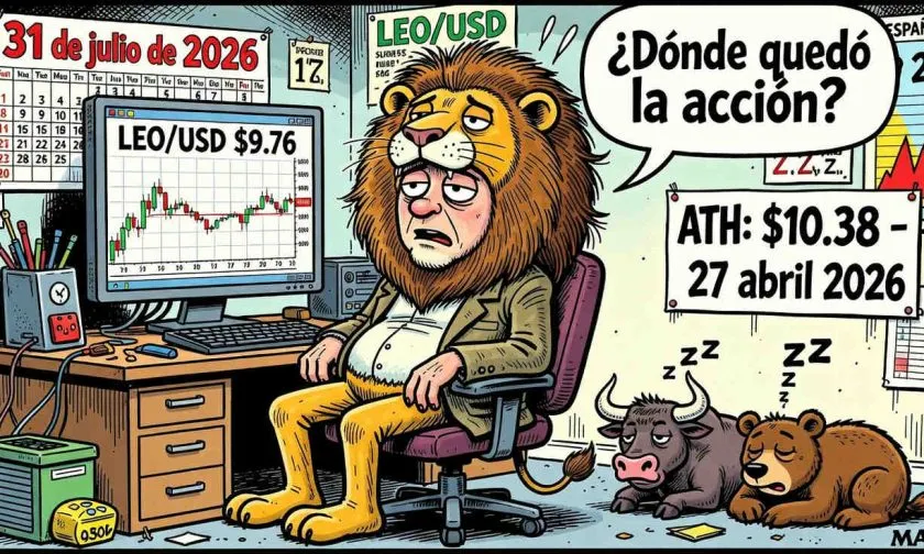 LEO se desinfla un 5.95% desde su récord de abril pese a un repunte mensual