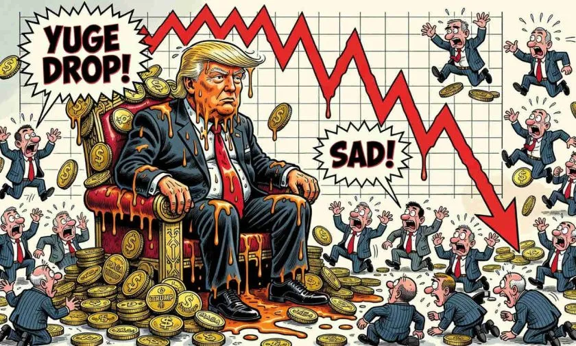 MAGA ($TRUMP) se desploma 97% desde su máximo histórico y pone a prueba la fe de los inversores