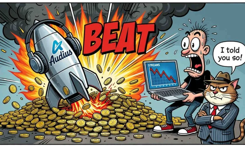 Audius ($BEAT) se hunde un 75% desde su máximo: el riesgo de comprar la caída