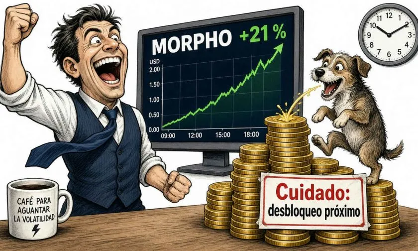 MORPHO escala un 6 % y defiende el nivel de Fibonacci en medio del repunte del mercado DeFi