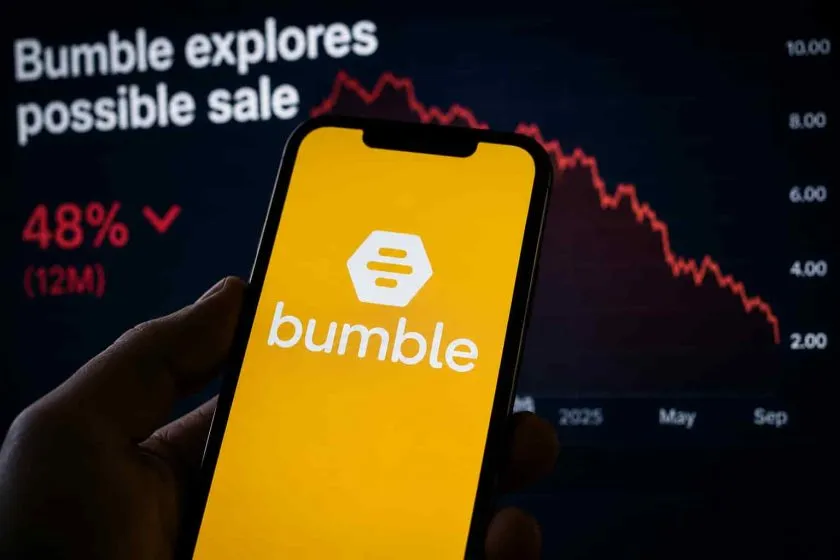 Bumble estudia vender la empresa tras registrar caída en usuarios e ingresos estos últimos años