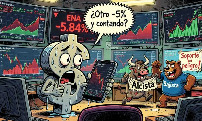 Ethena (ENA) se desploma un 5.84% y pone en riesgo su soporte crucial