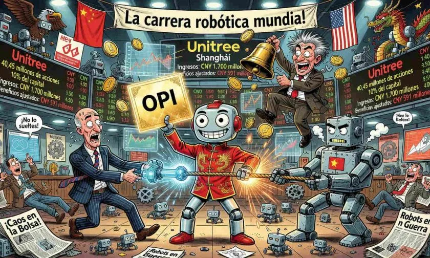Unitree prepara su OPI en Shanghái mientras se intensifica la guerra robótica entre EE. UU. y China