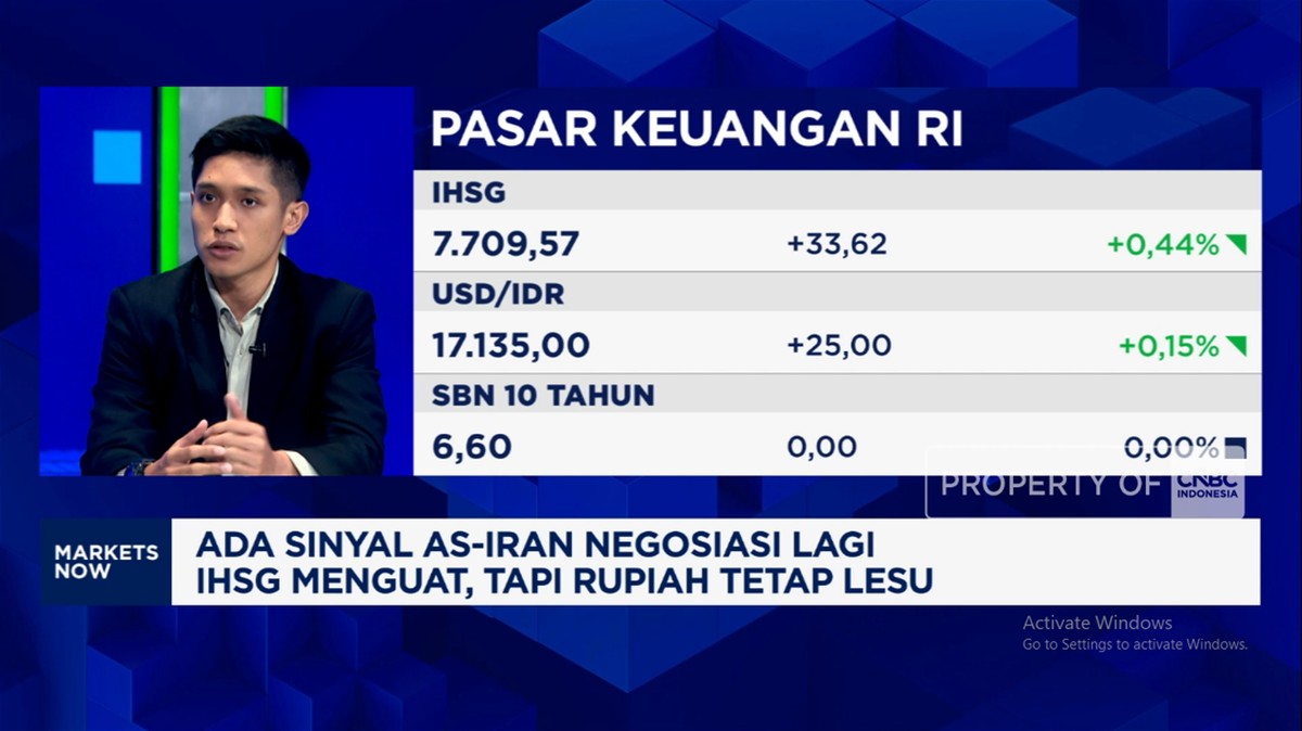 Video: Negosiasi Ulang AS-Iran, IHSG Menguat ke 7.700 Tapi Rupiah Lesu