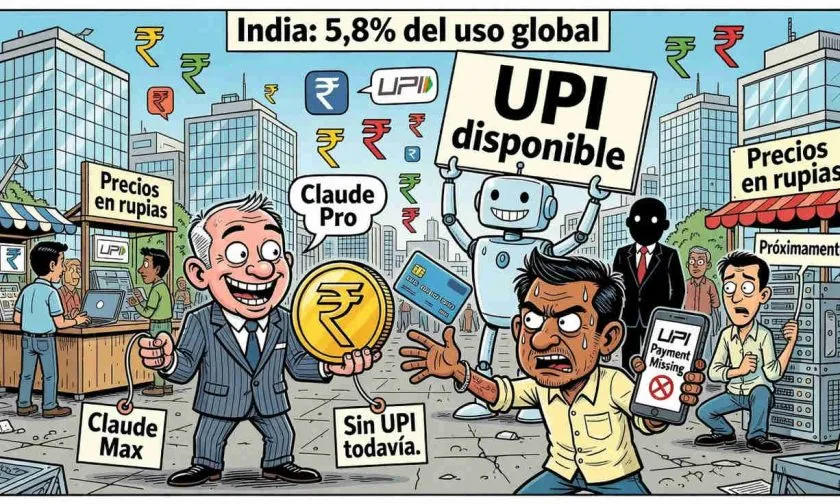 Anthropic localiza los precios de Claude en India, su segundo mayor mercado global