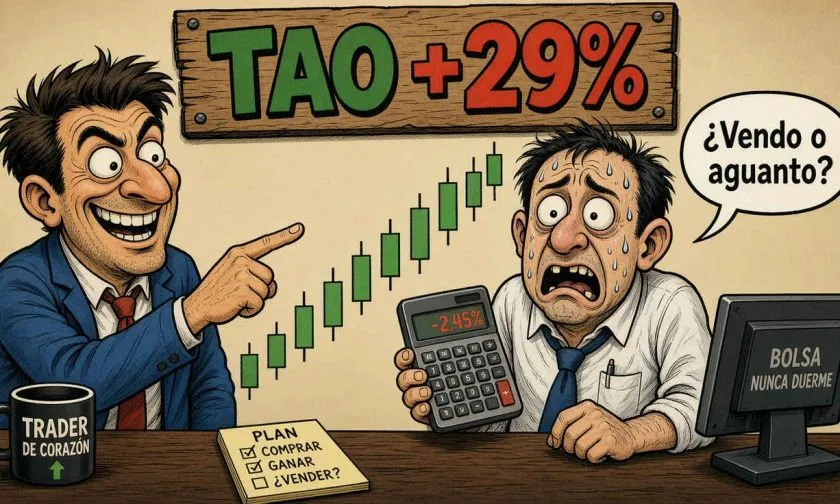 Bittensor (TAO) se dispara un 29% en un mes, cotizando a USD $257,08