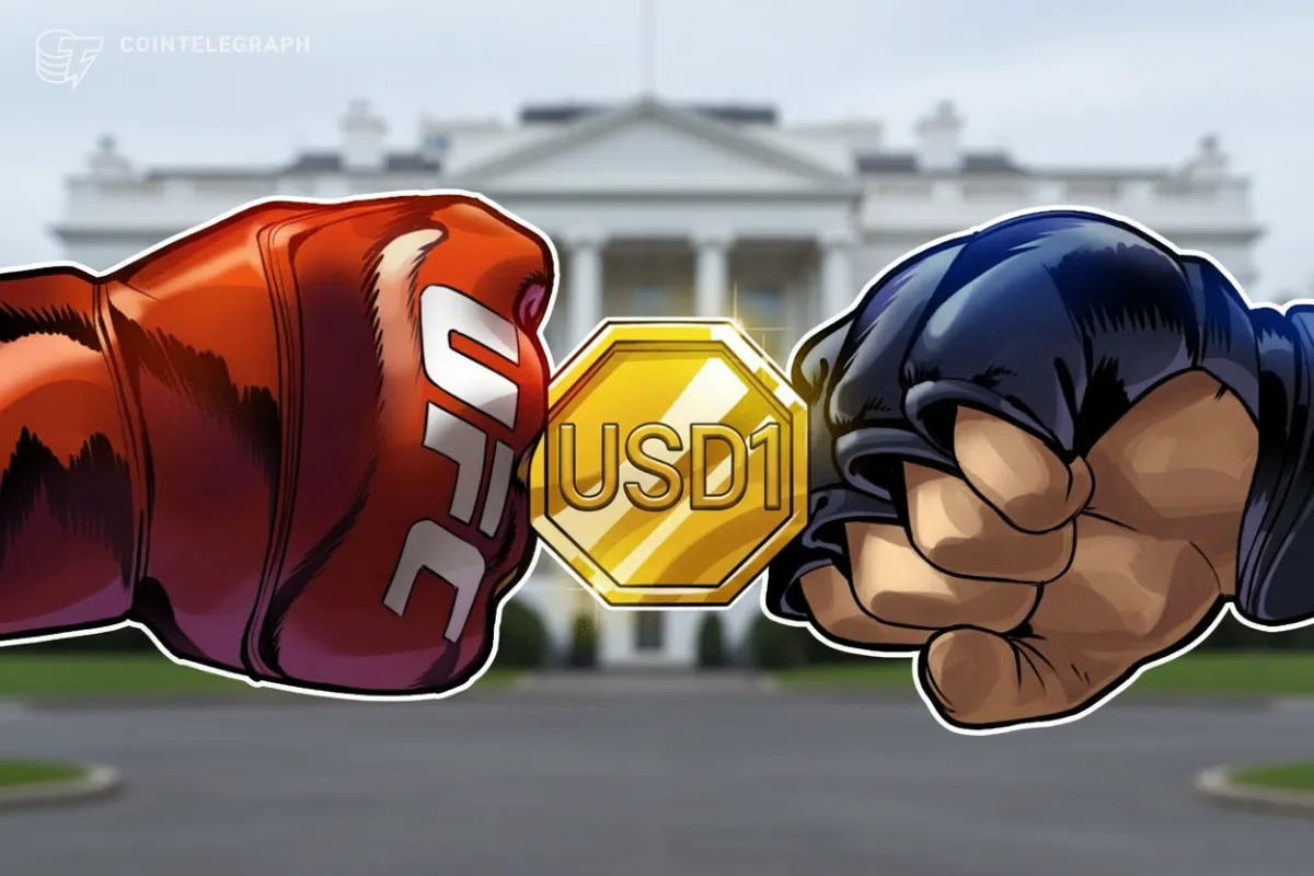 Empresa cripto de Trump usa stablecoin para pagar bônus em eventos do UFC