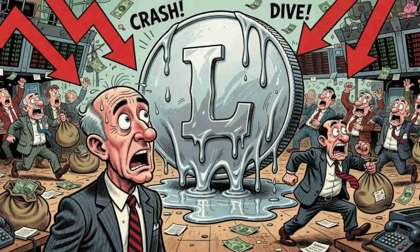 Litecoin se desploma y pierde soportes clave en medio de alta volatilidad