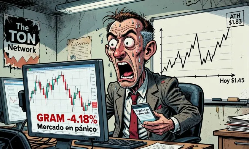 GRAM se desploma un 4% y pierde el soporte de $1.50 en una jornada de baja liquidez