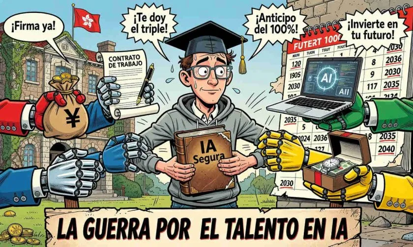 La guerra por talento en la IA: gigantes tecnológicos reclutan a investigadores años antes de graduarse