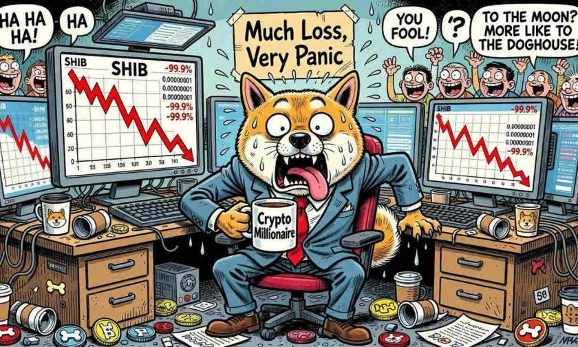 Shiba Inu ($SHIB) se desploma un 1.89% y consolida una corrección del 95% desde su máximo histórico