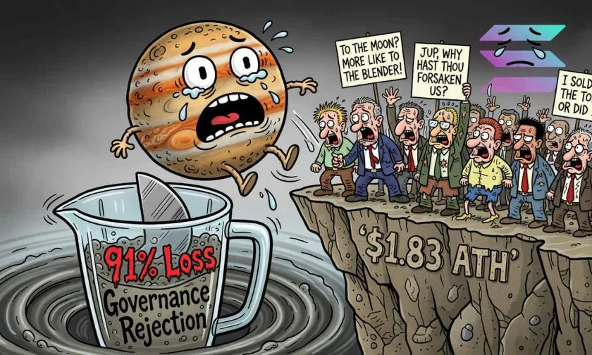 JUP se desploma 13.74%: ¿se avecina el colapso del DEX de Solana?