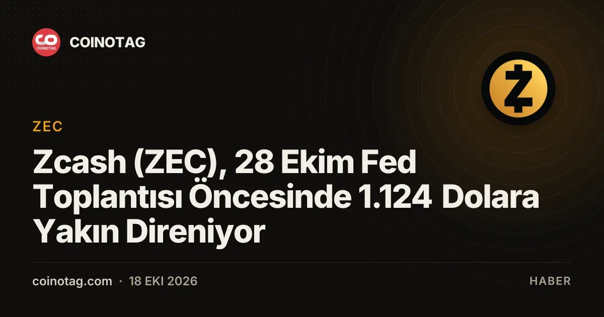 Zcash 1124 dolar civarinda dengelenirken 102 milyon dolarlik tasfiye yasandi