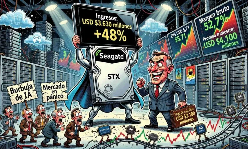 Seagate dispara sus ingresos 48% y desafía las dudas sobre la infraestructura de IA