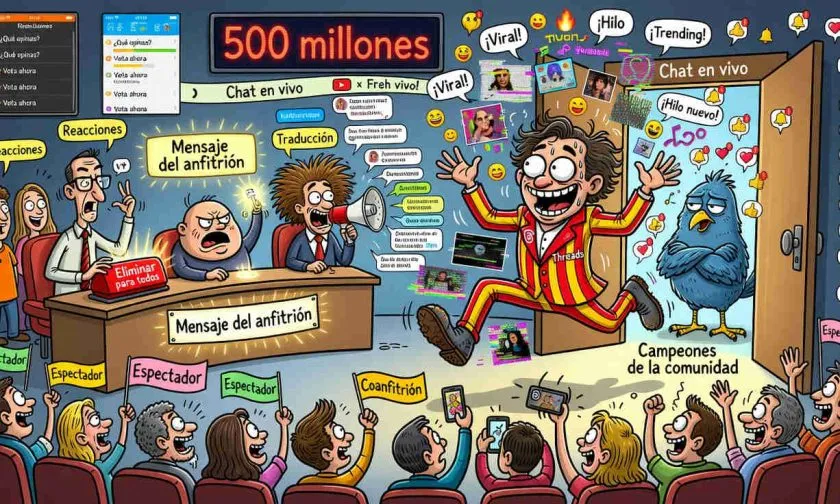 Threads amplía los Chats en vivo con traducciones y más control para anfitriones