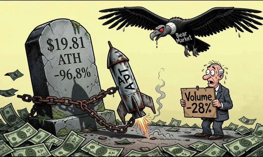 Aptos (APT) se aferra a los $0.63 este 11 de julio en medio de un colapso de volumen