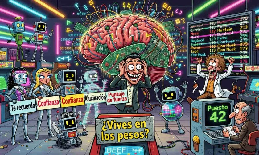 In the Weights convierte a los chatbots en un espejo incómodo de la fama digital