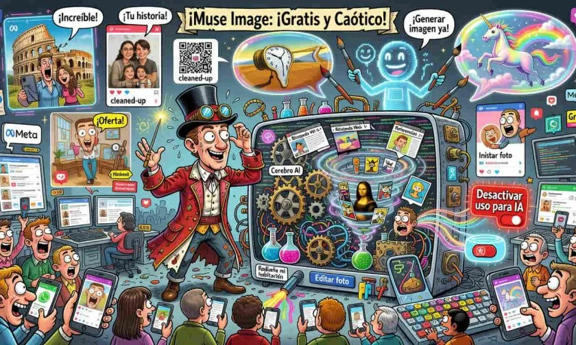 Meta lanza Muse Image y lleva generación de imágenes por IA a Instagram, WhatsApp y Meta AI