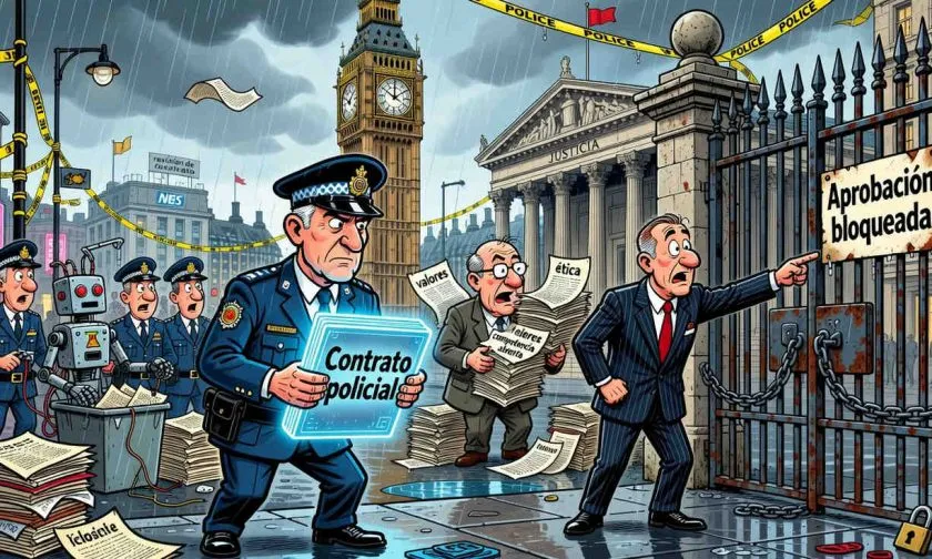 Palantir lleva a tribunales bloqueo de contrato policial en Londres por disputa sobre valores