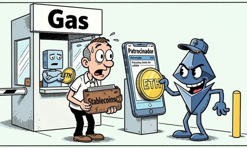 EIP-8141 en Ethereum permitiría pagos de gas sin ETH en 2027