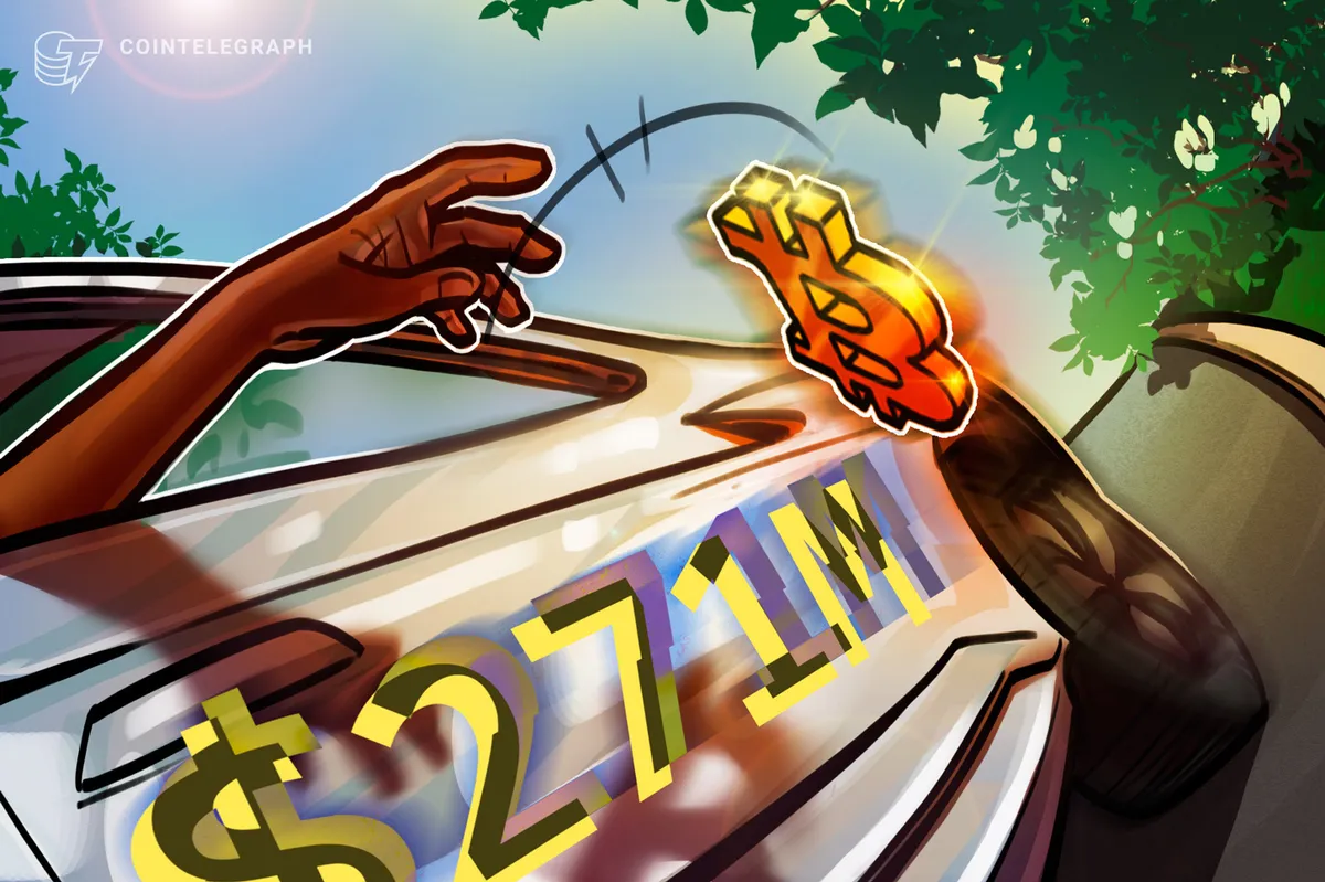Baleias antigas do Bitcoin venderam US$ 271 milhões em BTC: o rali das criptomoedas está em risco?
