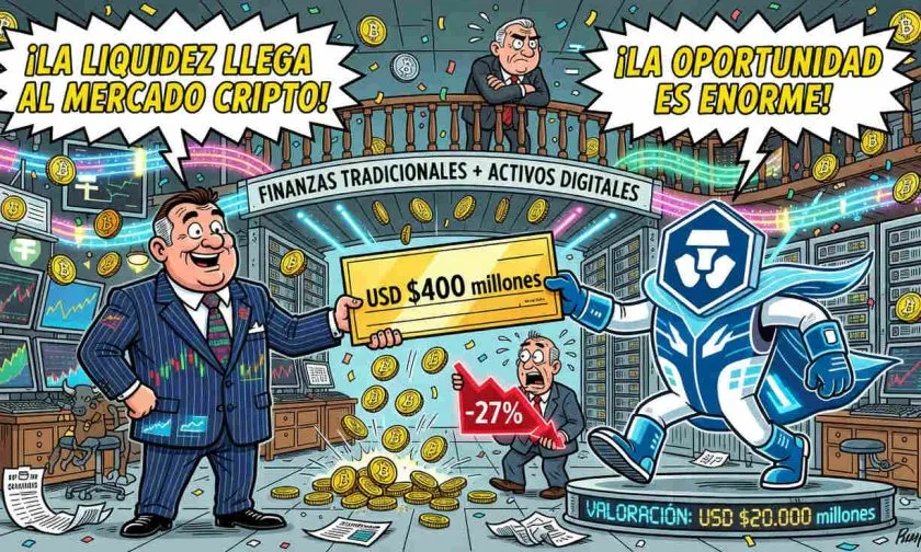 Citadel Securities invierte USD $400 millones en Crypto.com, elevando valoración a USD $20.000 millones