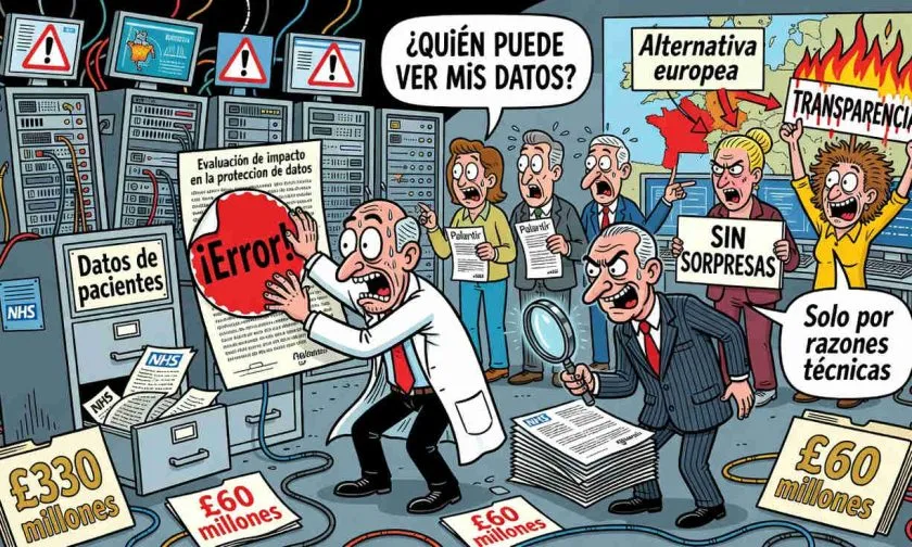 NHS Inglaterra admite que ocultó el acceso de Palantir a datos de pacientes
